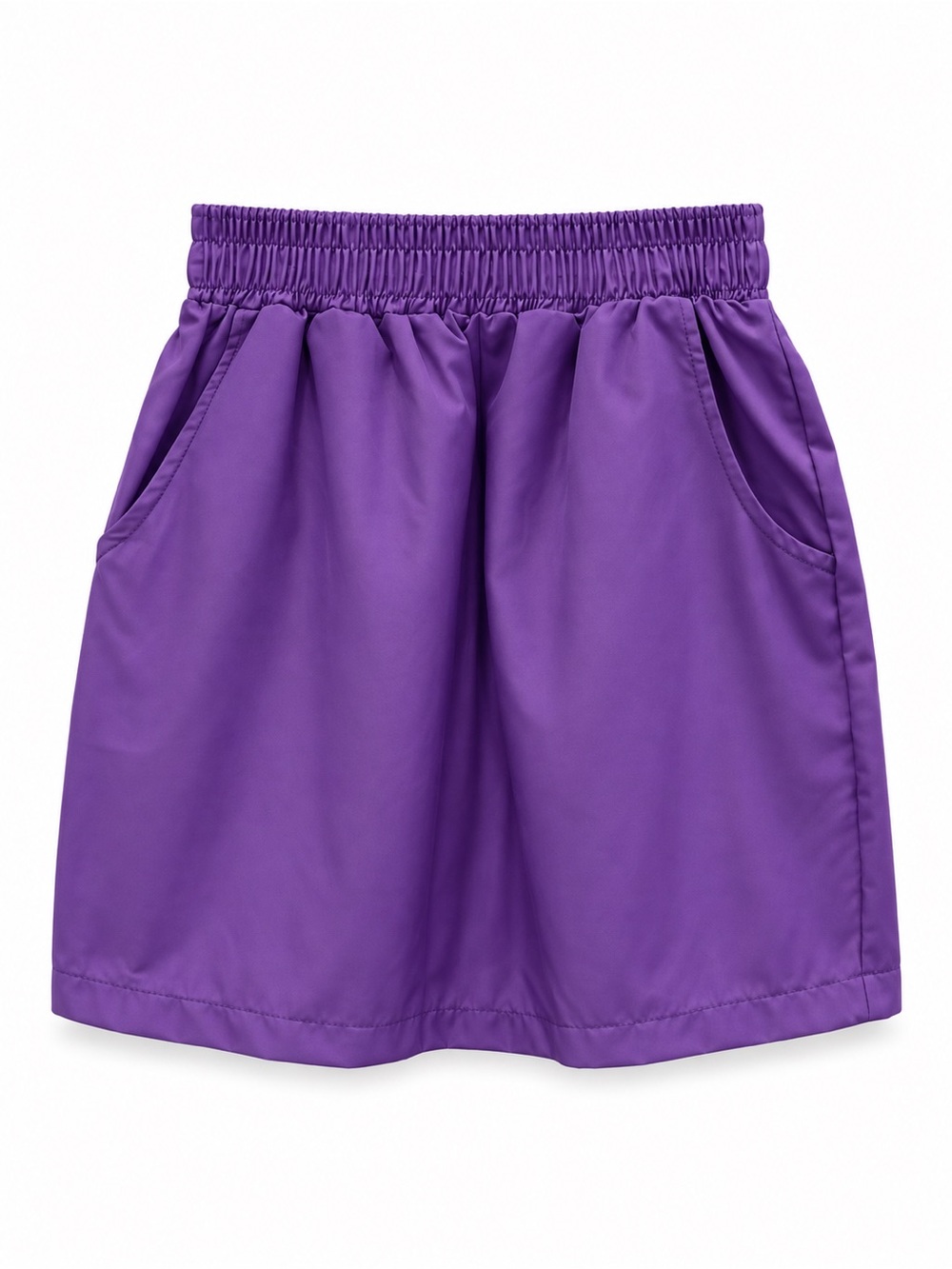 Vintage Nylon Taffeta Bubble Mini Skirt